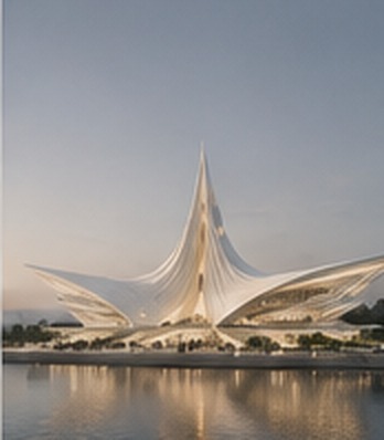 Conceptual a beacon for the future inside Phoenix